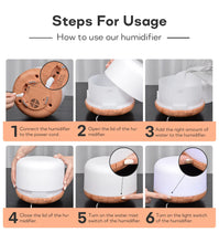Cargar imagen en el visor de la galería, Humidificador para aromaterapia